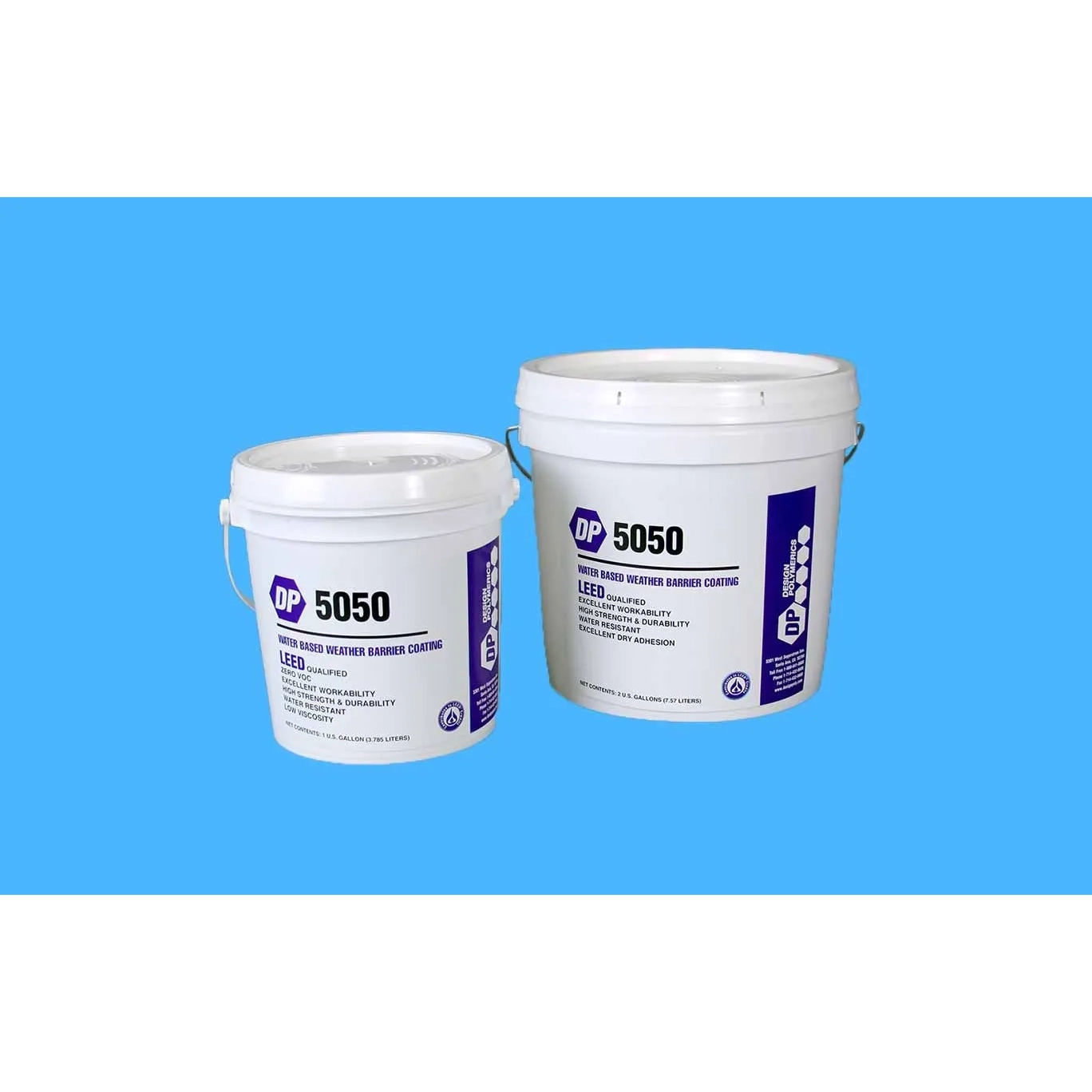 DP 5050 Weather Barrier Zero VOC White 1 Gallon Pail