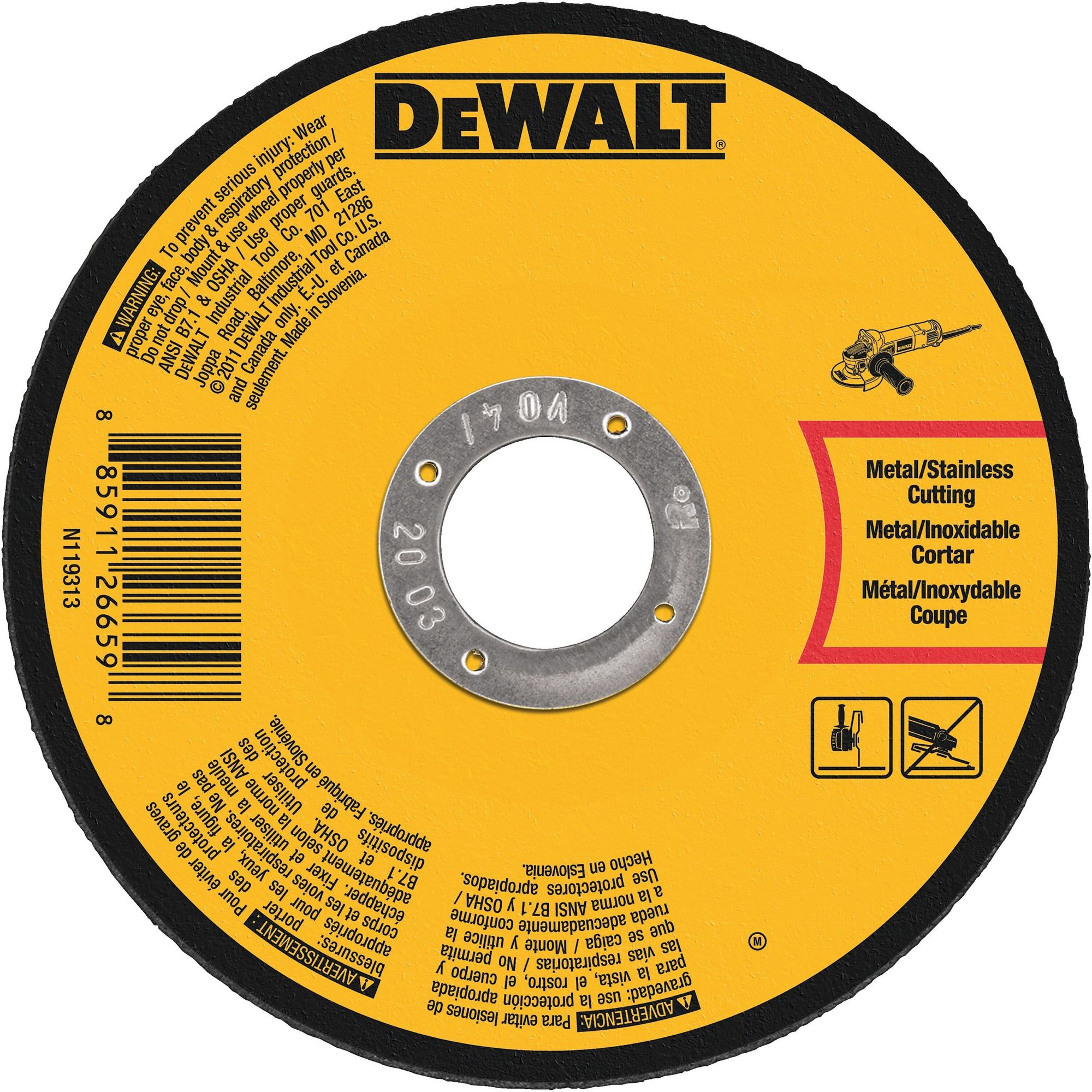 Dewalt Grinder Disk 4-1/2 #DEWDWA8051