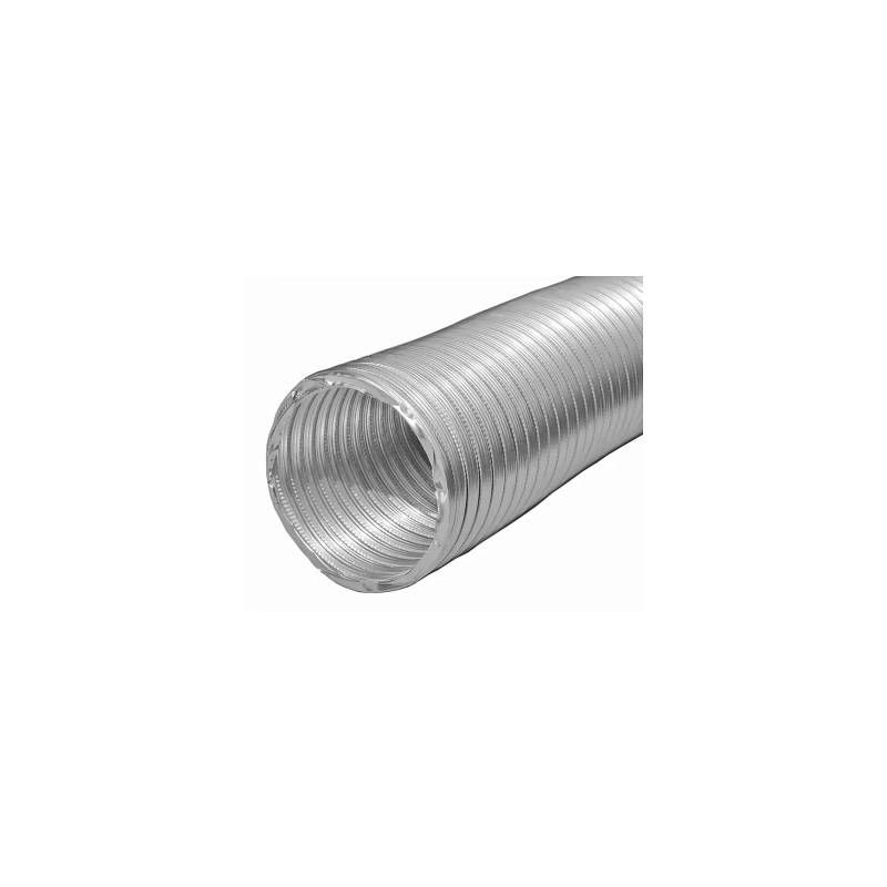 Flexible Pipe PRO Air Duct 8" x 8-ft, Crimped One End