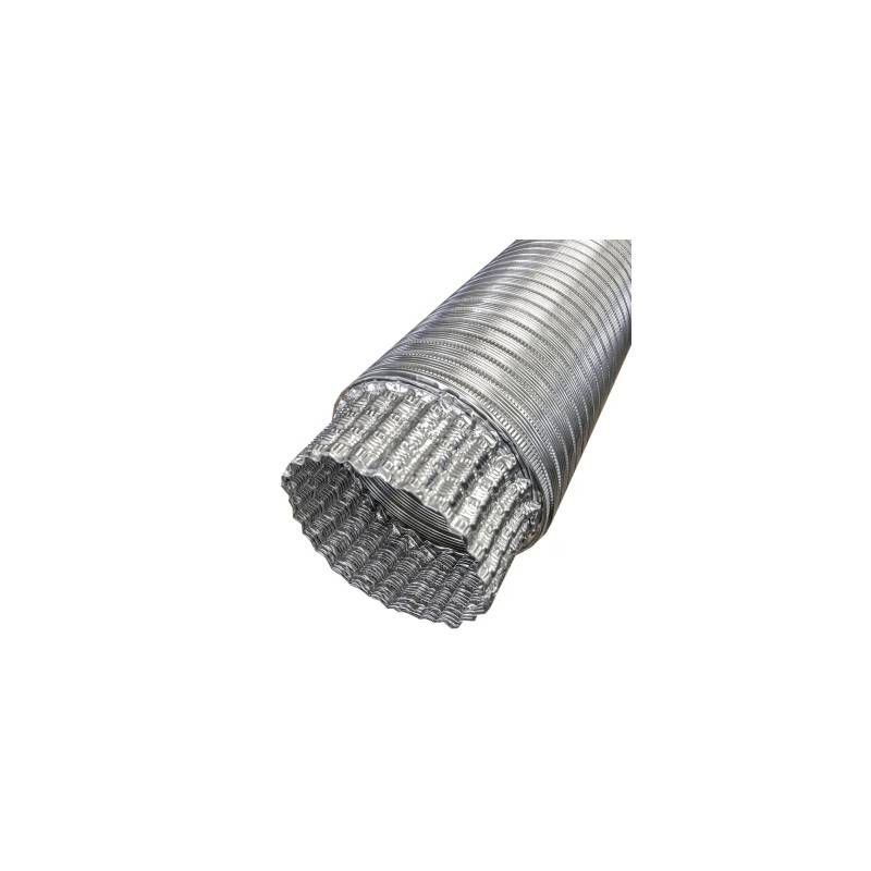 Flexible Pipe PRO Air Duct 6" x 8-ft, Crimped One End