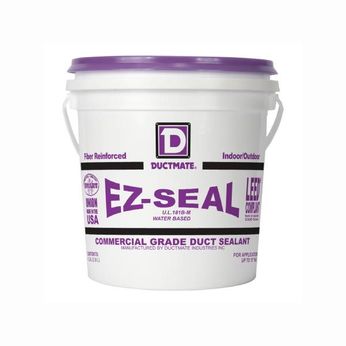 Ductmate EZ Seal Water-Based Duct Sealant Gray 1 Gallon Pail