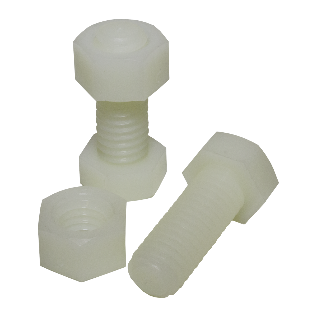 Ductmate 3/8" x 1" Carriage Bolt & Nut Nylon
