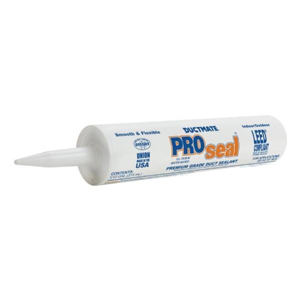 Ductmate ProSeal® Premium Grade Water-Based High Velocity Duct Sealant Gray 10.5oz Cartridge