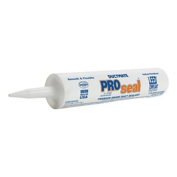 Ductmate ProSeal® Premium Grade Water-Based High Velocity Duct Sealant Gray 10.5oz Cartridge