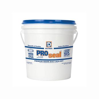 Ductmate ProSeal® Premium Grade Water-Based High Velocity Duct Sealant Gray 1 Gallon Pail
