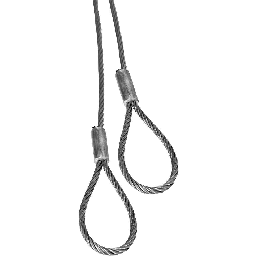 3/32 x 10-ft 1-1/2" Looped Cable (WC3 cable)