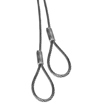 3/32 x 10-ft 1-1/2" Looped Cable (WC3 cable)