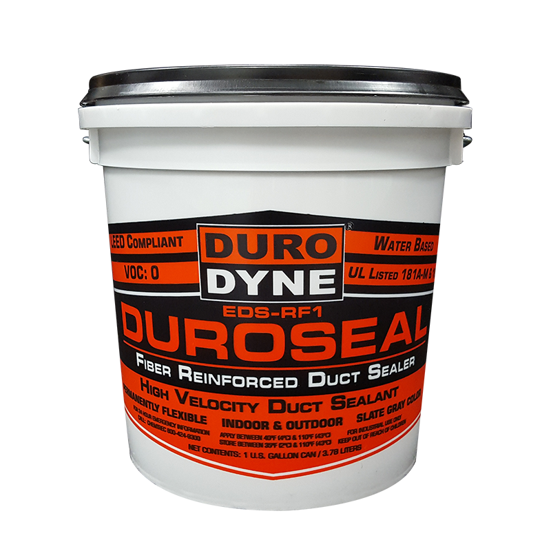 Duro Dyne Waterbased Fibered Duct Sealant Gray 2 Gallons/Case