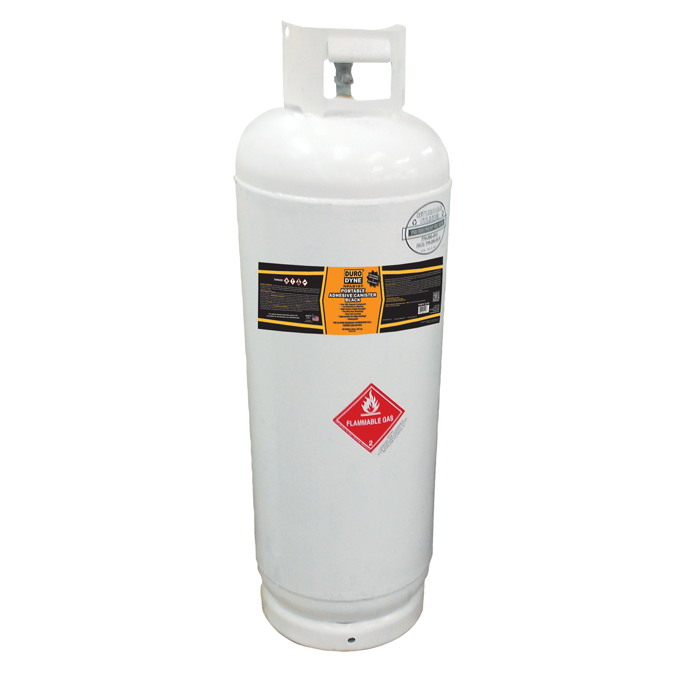 Duro Dyne Precharged Black Adhesive 187#