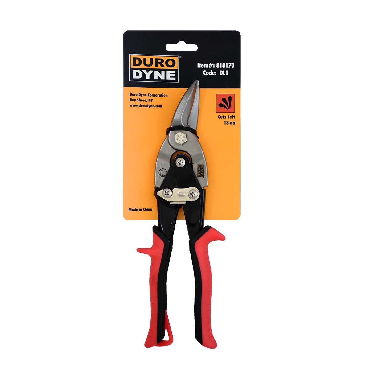 Snips - Red Handle, Cuts Left