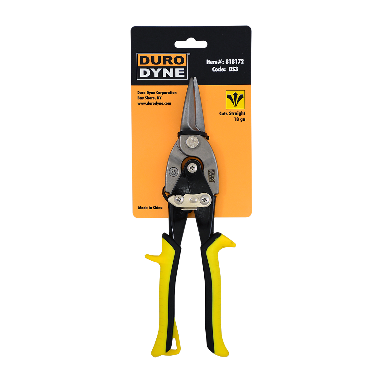 Snips - Yellow Handle, Cuts Straight