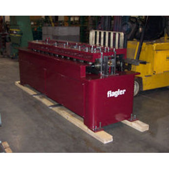 Flagler Standing "S" Cleat Machine #35-500 complete with 1" Standing "S" in center position, (2) outboard tooling sides (230 Volt/3 Phase)