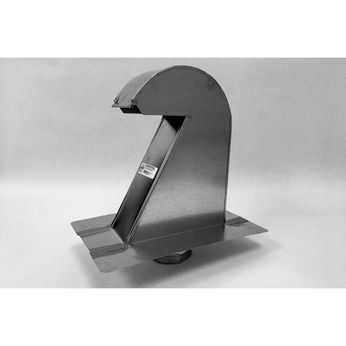 Roof Vent Galvanized 4" Extra Tall with Screen