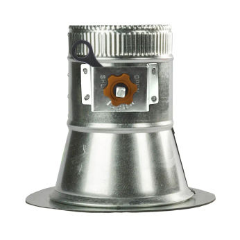 6" Conical with 3/8" Full Rod, Damper, and Rossi Orange Regulator with 2" Stand-off