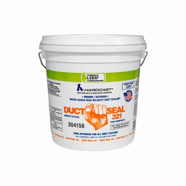 Hardcast Duct-Seal™ 321 Water-Based Duct Sealant Gray 1 Gallon Pail
