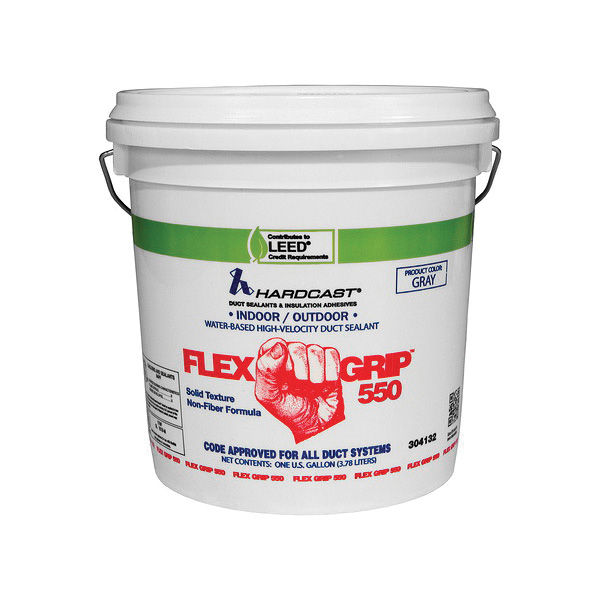 Hardcast Flex-Grip™ 550 Water-Based Duct Sealant 1 Gallon Pail