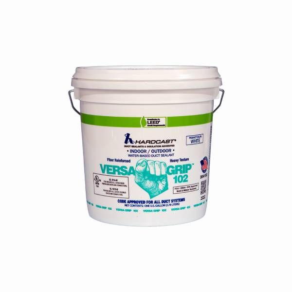 Hardcast Versa-Grip™ 102 Fibered Duct Sealant 1 Gallon Can