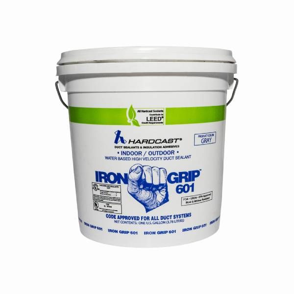 Hardcast Iron-Grip® 601 Premium Water-Based Duct Sealant 1 Gallon Pail