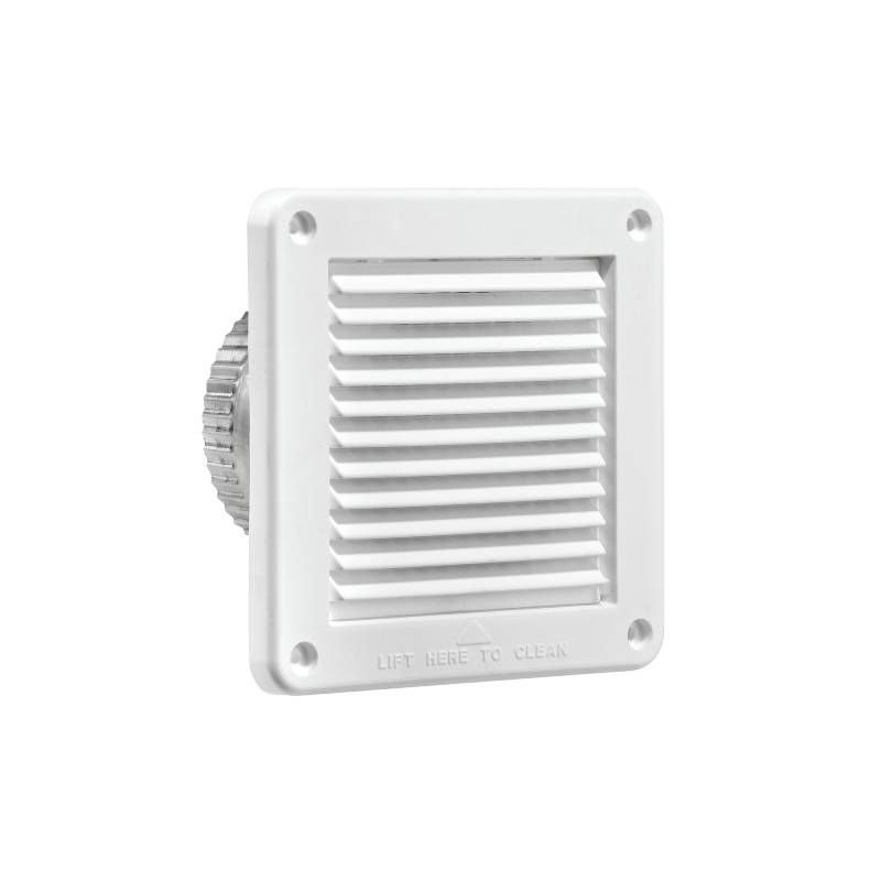 4" Fresh Air Intake Vent, Mini Louver