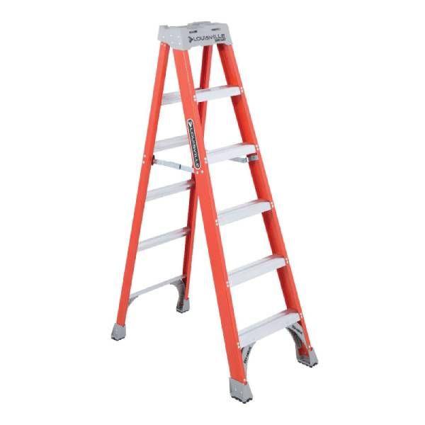 Louisville 6-Foot Fiberglass Step Ladder