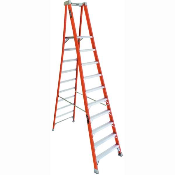 Louisville 10-Foot Fiberglass Pinnacle Pro Platform Ladder