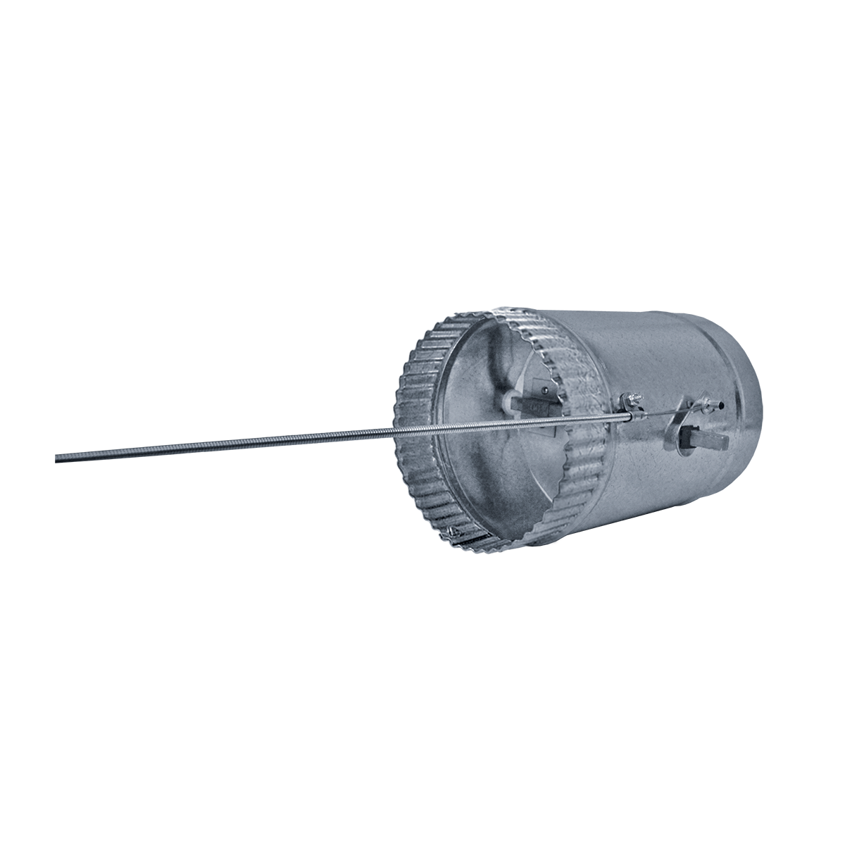 Duro Dyne 8" Round 5' External Cable Operated Damper