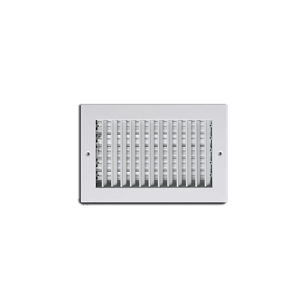 12 x 6 Vertical Adjustable Single Deflection Supply/Multi-Shutter Register