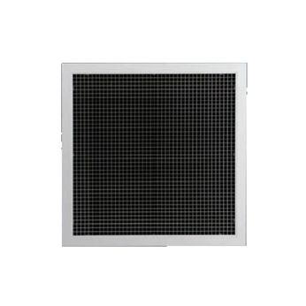 24 x 24 Eggcrate Return Grille with R6 Insulated Back