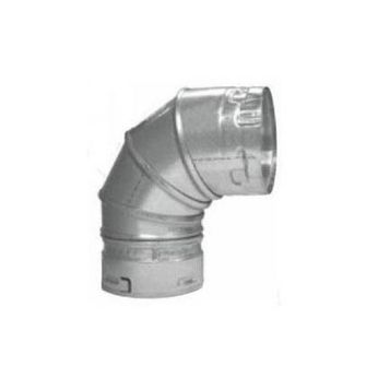 Metal Fab 4" B-Vent 90-Degree Adjustable Elbow