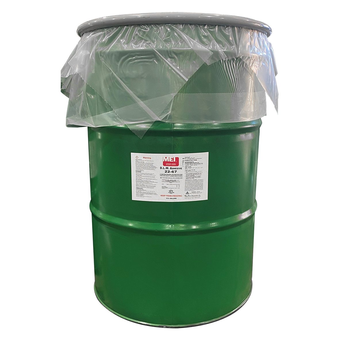 Mon-Eco Water Based Adhesive-Gray (53 Gal/Drum)
