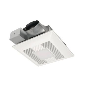 Panasonic WhisperValue® DC Fan and Light with Pick-A-Flow, 50-80-100 CFM