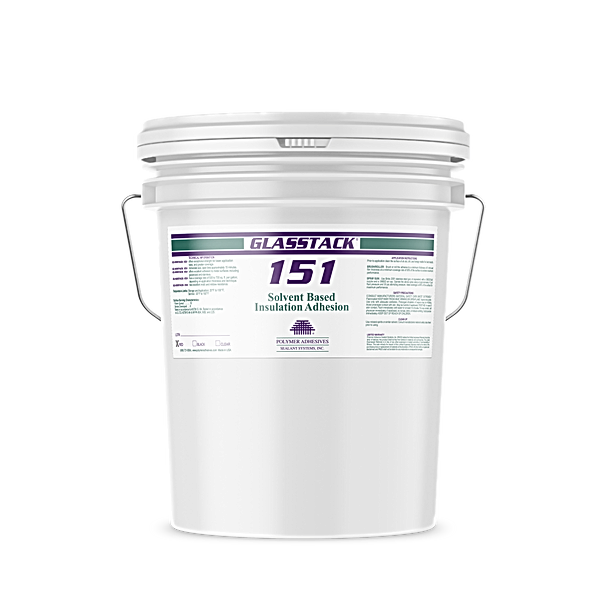 Polymer Glasstack 151 Red Adhesive 53 Gallon