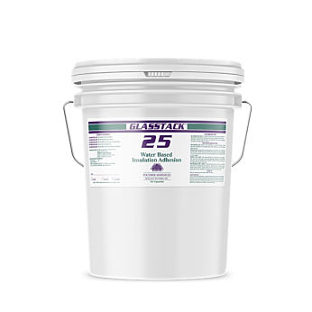 Polymer Glasstack 25 Adhesive 5-Gallon/Pail White