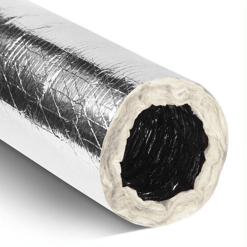 8 x 25-ft Silver Jacket Flex Duct R4 40 Series