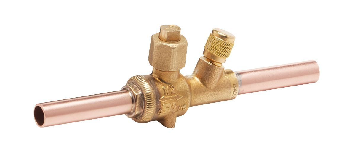RLS 1/4" Refrigeration ODM Ball Valve with Schrader