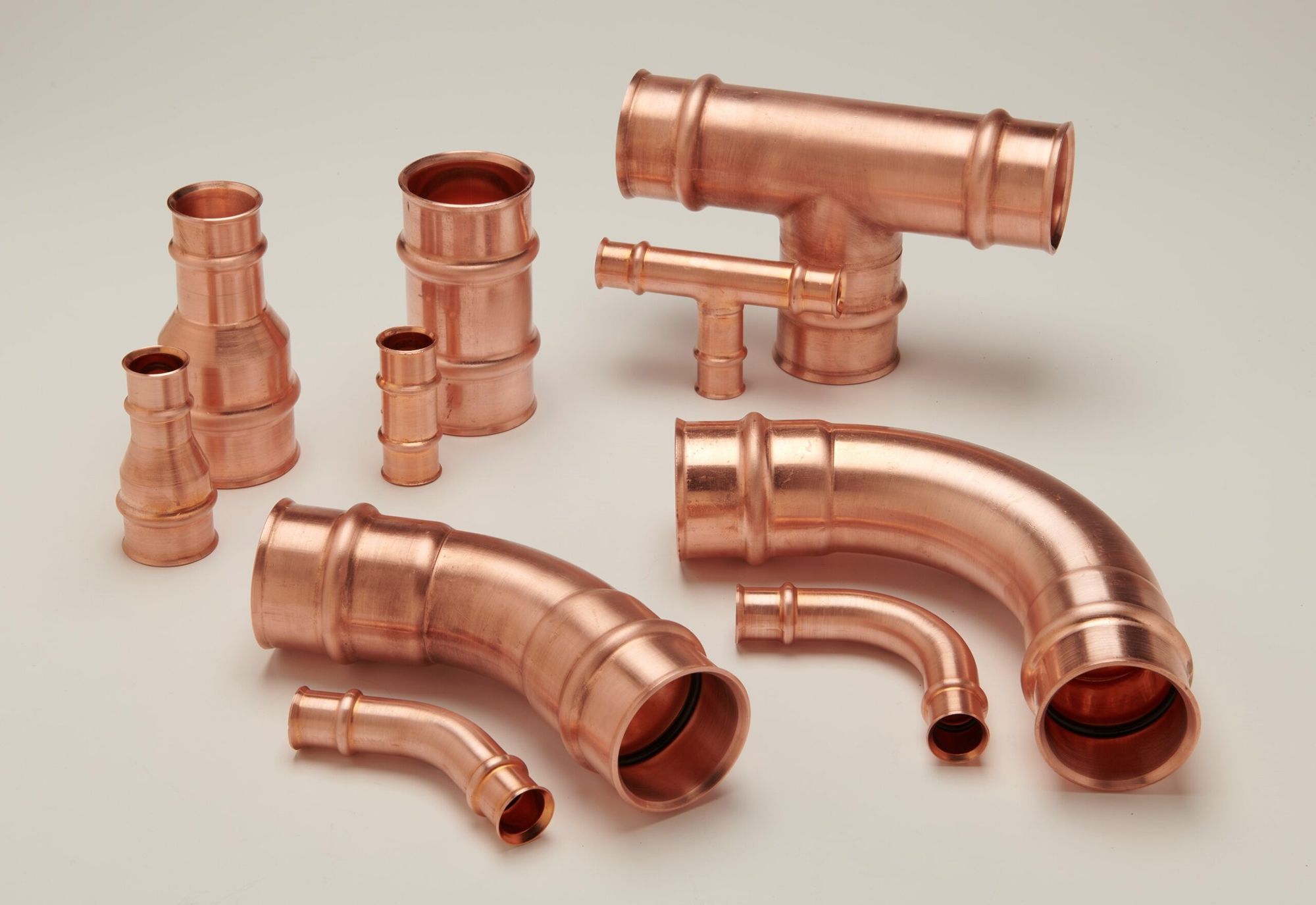 Copper Press 90-Degree Elbow Long Radius 1-5/8"