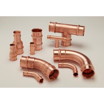 RLS XL Copper Press 90-Degree Elbow Long Radius 1-5/8"