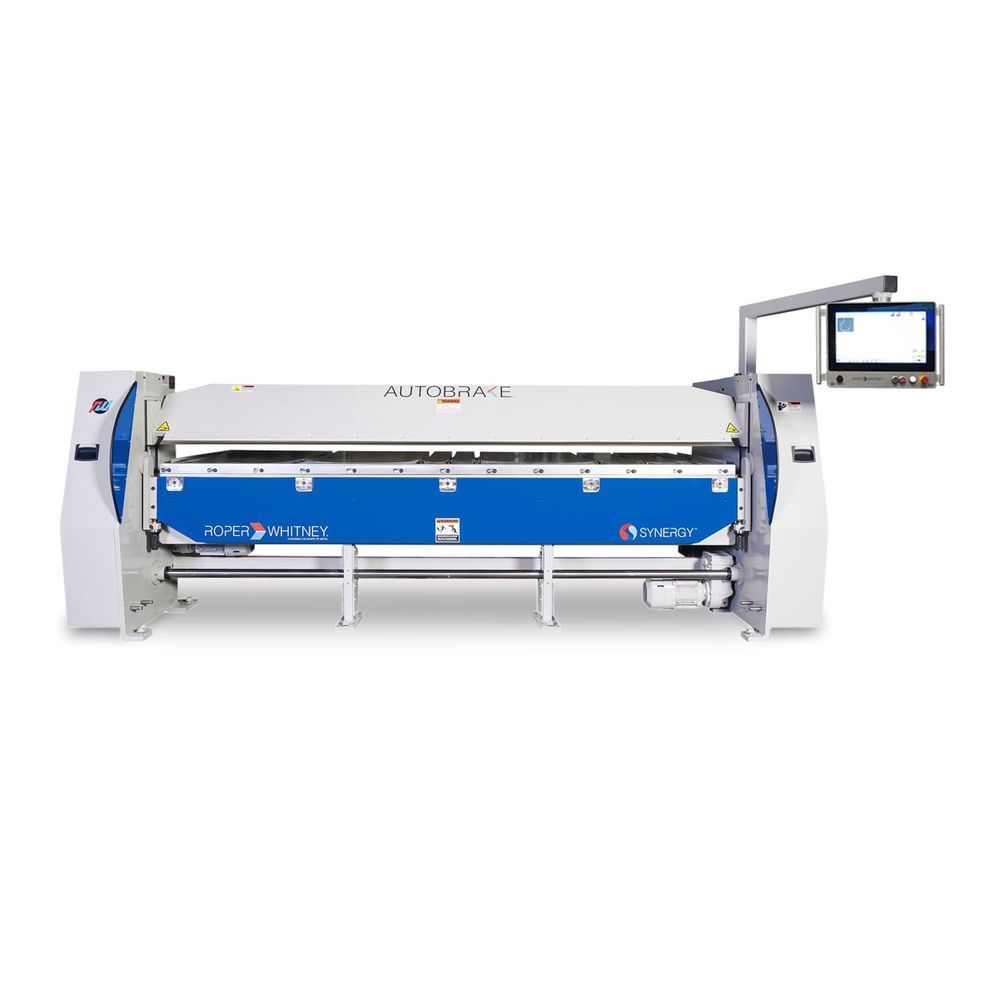 10-ft x 16 Ga CNC Folder with 40" Back Ga 1/16th Radius Nose Bar for Grade 80 Material
