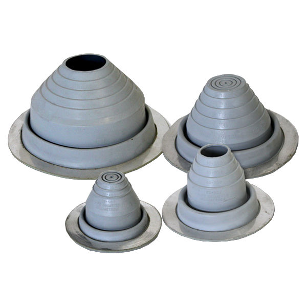 Pipe Flashing No. 4 - 3" - 6-1/4" OD, Rubber Boot