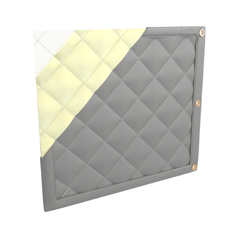7 Bound Roll, 4 x 25-ft 2" Quilted FiberGlass Absorber Vinyl Facing/Scrim Facing