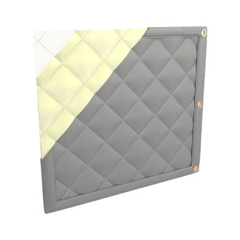 7 Bound Roll, 4 x 25-ft 2" Quilted FiberGlass Absorber Vinyl Facing/Scrim Facing