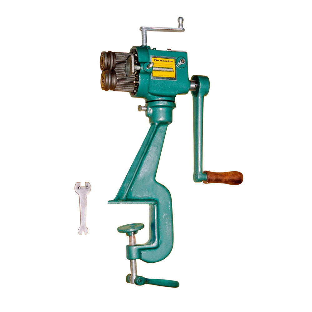 tin knocker 24 gauge manual crimper-beader