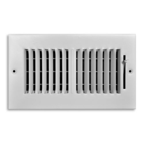 Model 102M 8 x 4 2-Way Stamped Louver Multi-Shutter Register