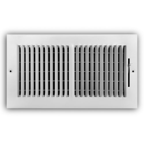 Model 102M 12 x 6 2-Way Stamped Louver Multi-Shutter Register