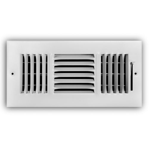 Model 103M 10 x 4 3-Way Stampled Louver Multi-Shutter Register