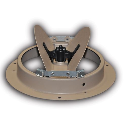Model 801  6" Round Butterfly Damper with Ring