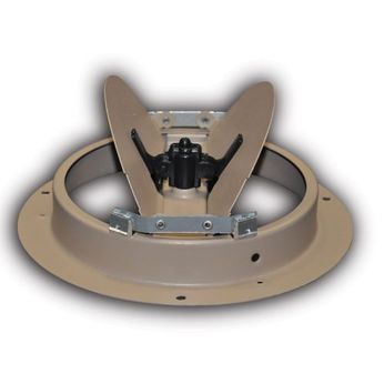Model 801  6" Round Butterfly Damper with Ring