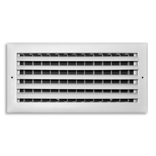 Model A301HM 14 x 6 1-Way Adjustable Aluminum Curved Blade Register with Multi Shutter Damper