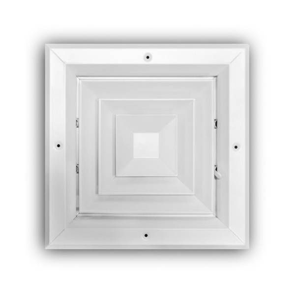 Model A504M 8 x 8 4-Way Diffuser with Multi-Shutter Damper