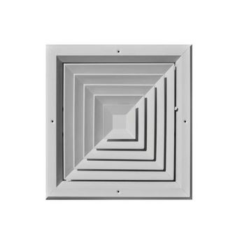 Model A504M 12 x 12 4-Way Diffuser with Multi-Shutter Damper
